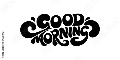 good morning vector logo