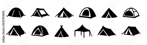 Business, finance solid icon set. graphs, contracts, budget icons for professional use