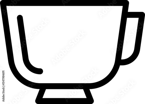 Coffee cup outline