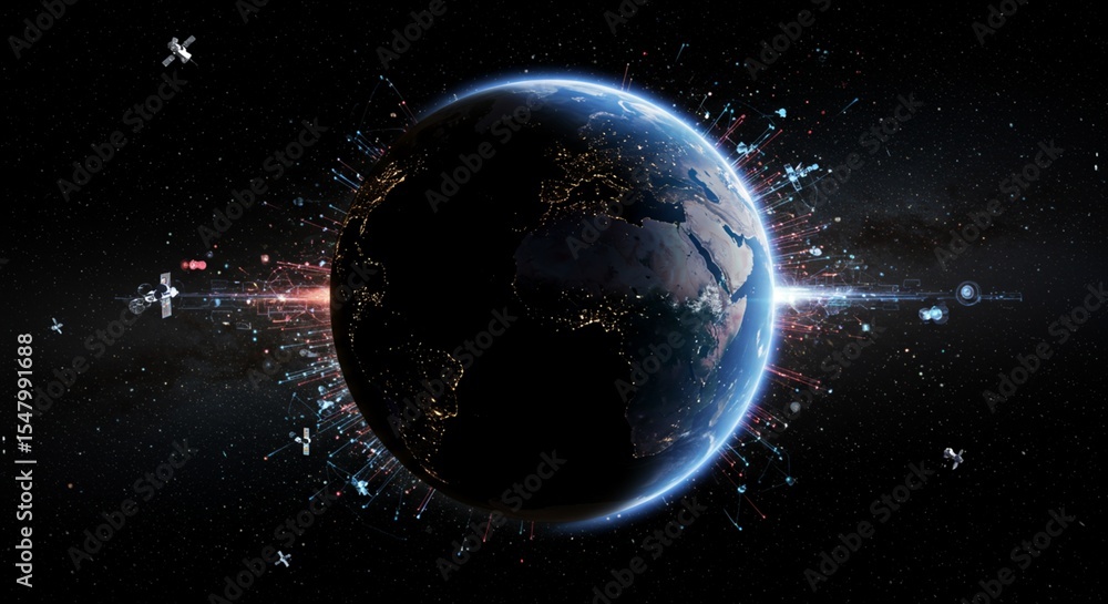 Obraz premium Future Earth Horizon