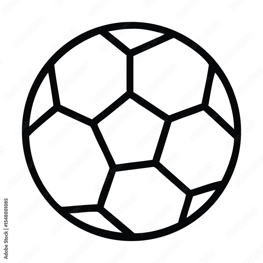 Fototapeta premium soccer ball on white background