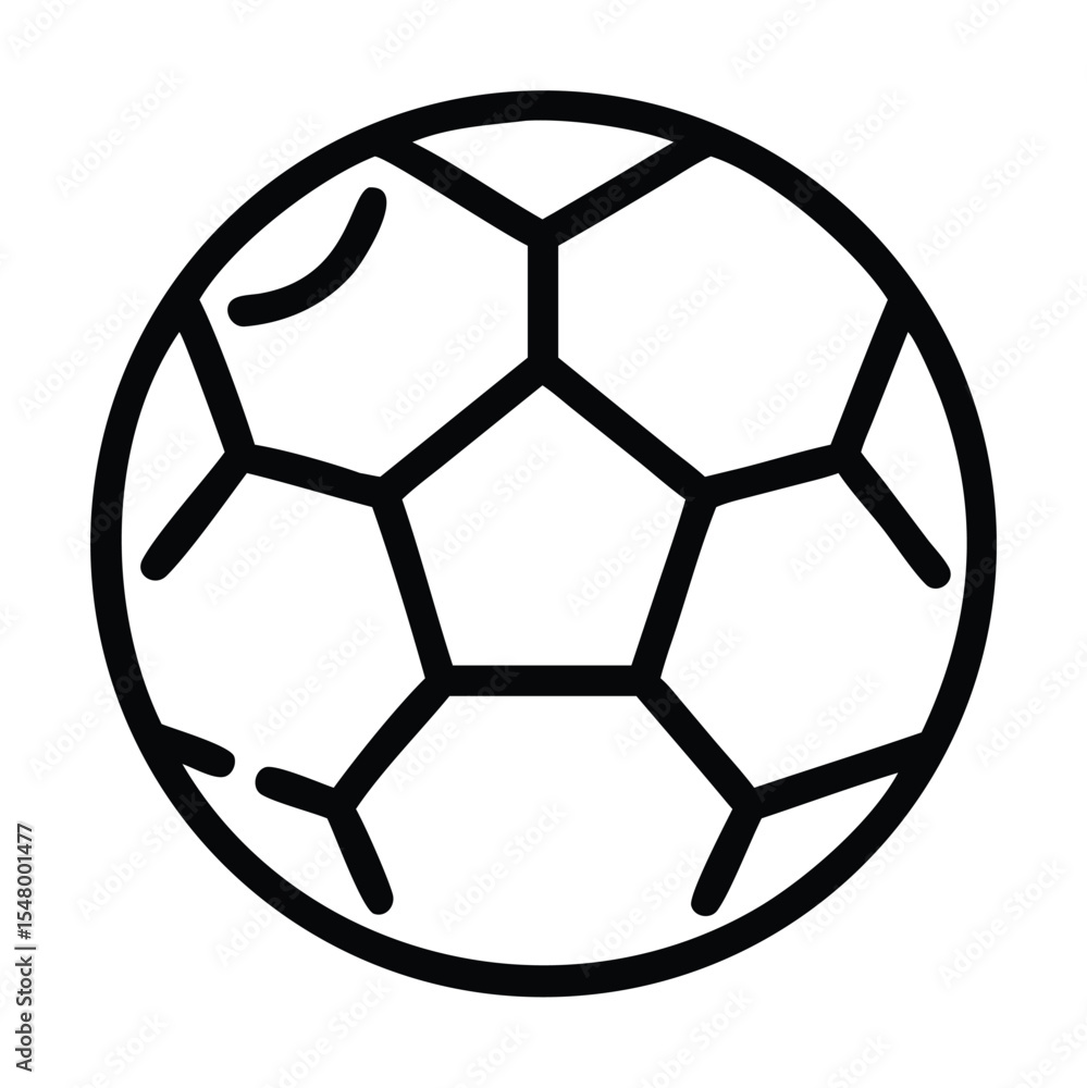 Fototapeta premium soccer ball on white background
