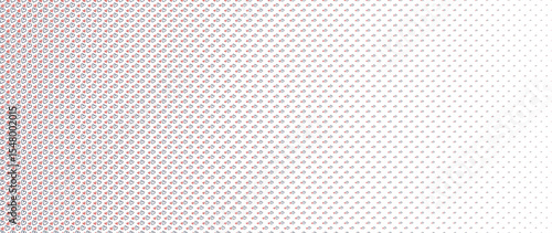 Blended  doodle hearts on white for pattern and background,  Abstract geometric texture collection design.