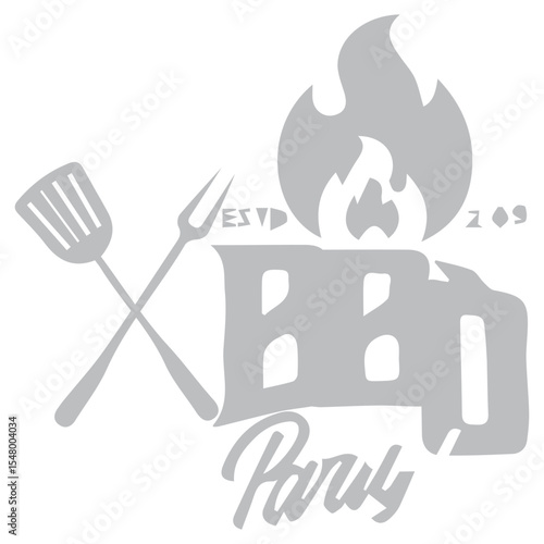 Grill BBQ Vektor Icon