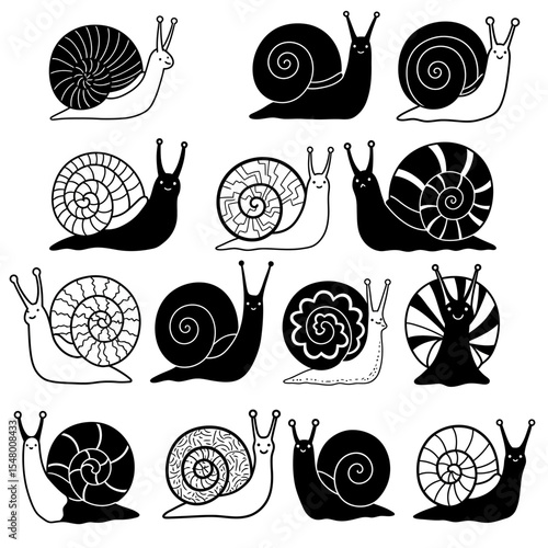 Variety of Shell Patterns on Land Snails Illustrates Biodiversity Among Gastropod Mollusks in Terrestrial Ecosystems around the World