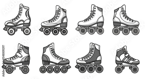A Detailed Examination of Different Roller Skate Designs Exploring Wheel Configurations Boot Styles and Closure Systems for Recreational Skating