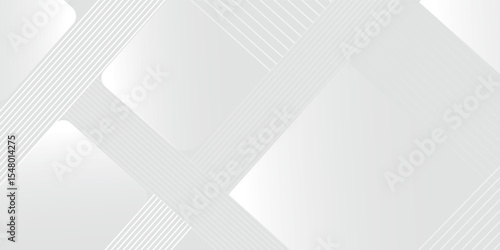 Modern Semple background design with diagonal line pattern in grey colour. Vector white horizontal template for business banner nice