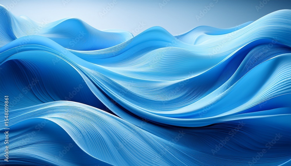 Fototapeta premium abstract background with blue waves