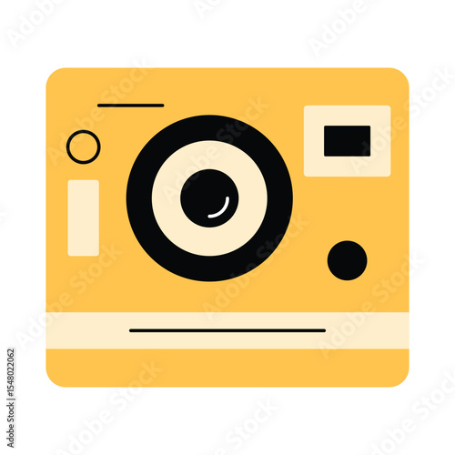 Polaroid Camera Vector Illustration Instant Photo Fun