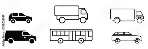 Car icon, car icon collection