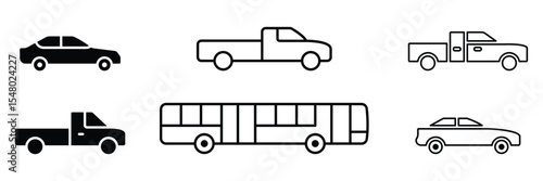 Car icon, car icon collection