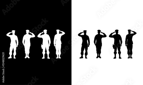 saluting man silhouette, illustration vector of saluting man, saluting man icon, saluting man symbol, black vector design of saluting man, silhouette of saluting man,