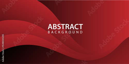 A vibrant red abstract background featuring elegant, fluid wave shapes and a smooth gradient. This modern and dynamic design is ideal for banners, wallpapers, or templates.