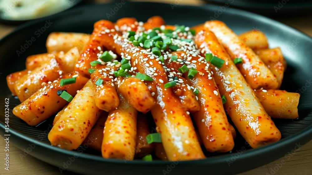 korean food, rice cake, tteokboki korean food, rice cake, tteokboki