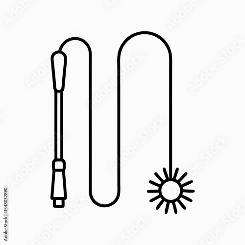 riding crop and spur pair for equestrian sport or horse training