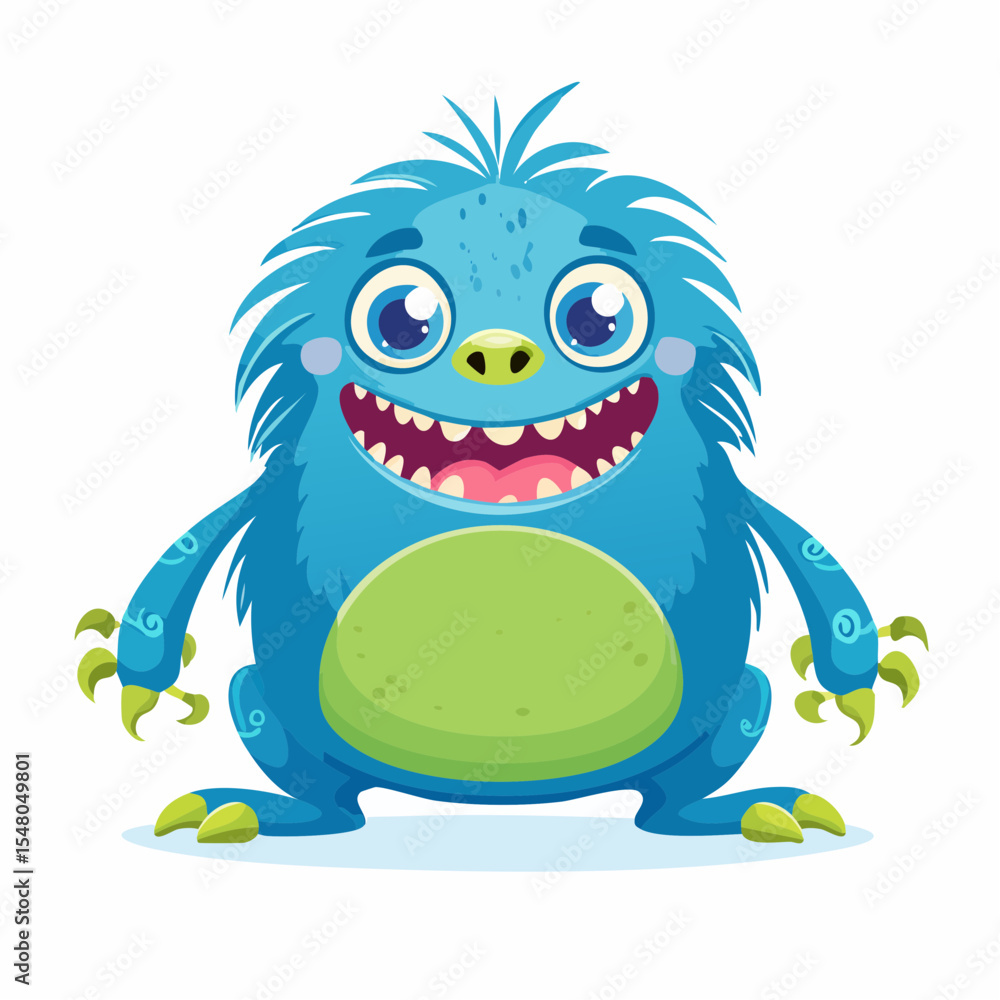 Fototapeta premium “Blue & Green Monster Pets”