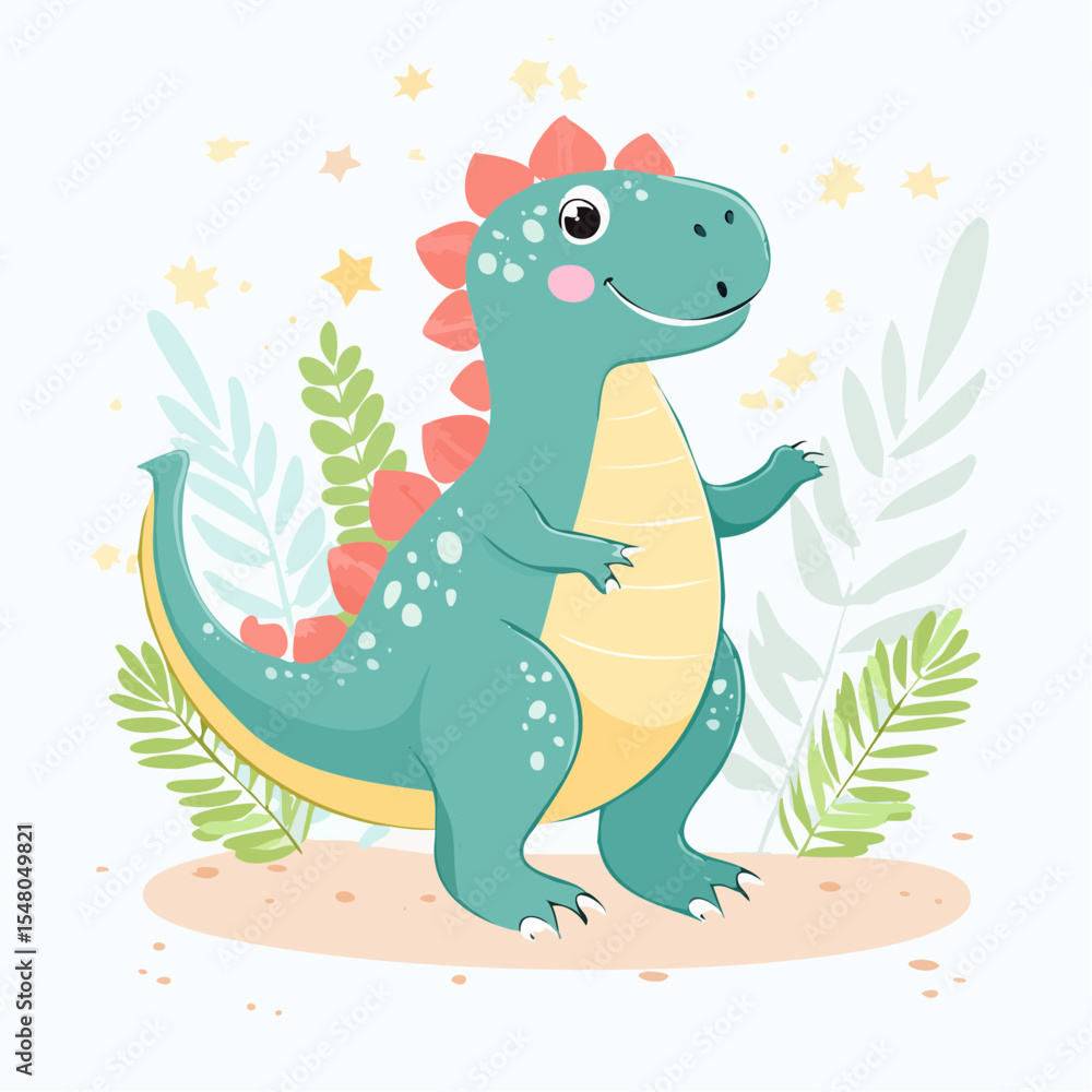 Obraz premium “Cute Dinosaurs”