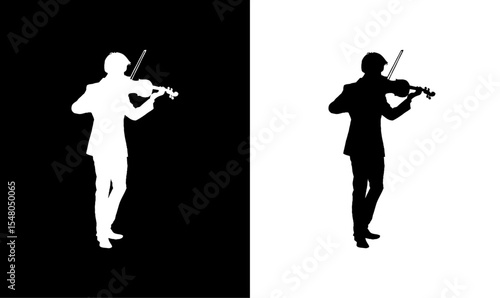 violinist silhouette vector illustration, musician playing violin silhouette vector, music, man, boy, dance, girl, happy, business, women, black, art, tv, radio, violinist,