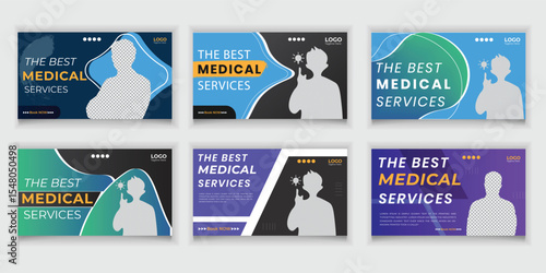 Bundle Medical YouTube Thumbnail Design Templates