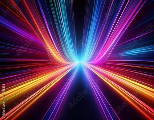 3d abstract glowing ray poster abstract kv main visual business ppt background