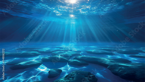Underwater Caustic Light Effects