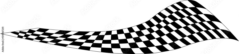 Obraz premium NASCAR Vector black and white checkered auto racing flags and finishing tape vector icon vector art svg vector