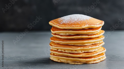 Wallpaper Mural Delicious Stack of Fluffy Pancakes Topped with Sweet Powdered Sugar Torontodigital.ca