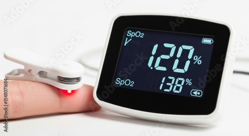 Accurate Fingertip Pulse Oximeter with Digital Display Showing SpO2 and Heart Rate