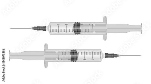 Various Medical Syringes for Injection and Healthcare Purposes