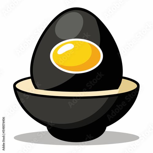 fried egg vector illustration