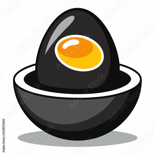 fried egg vector