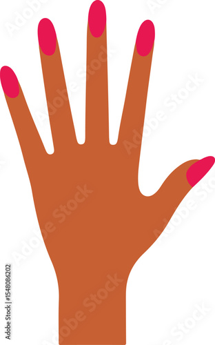  hand with manicure
