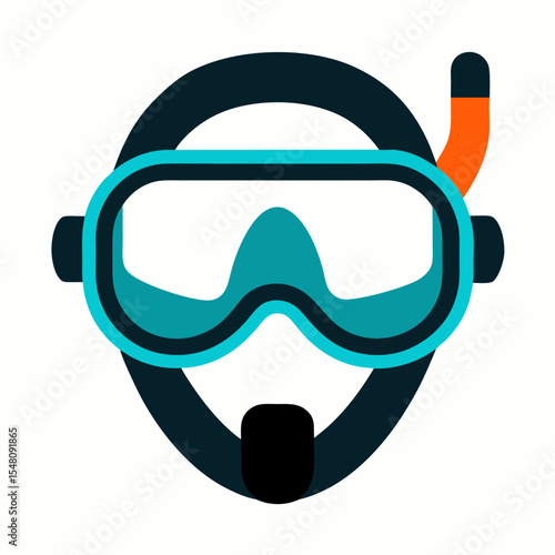 scuba diving mask and snorkel