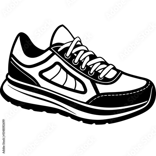 sport shoes isolated on white