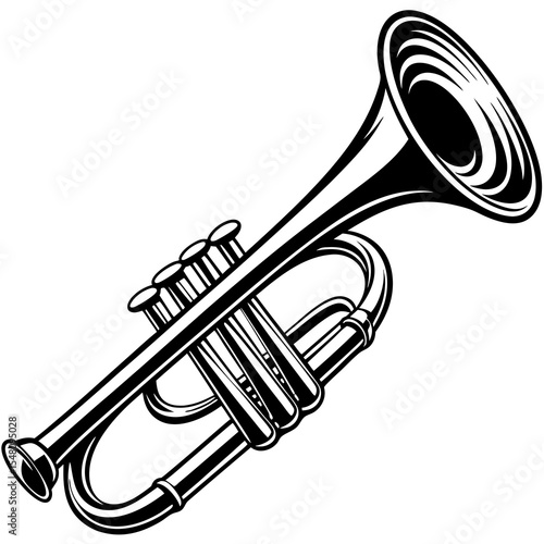 trumpet vector illustration