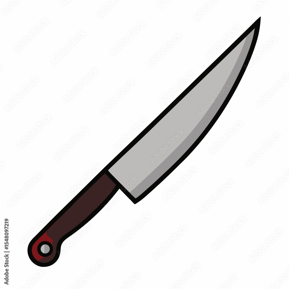Obraz premium knife isolated on white background