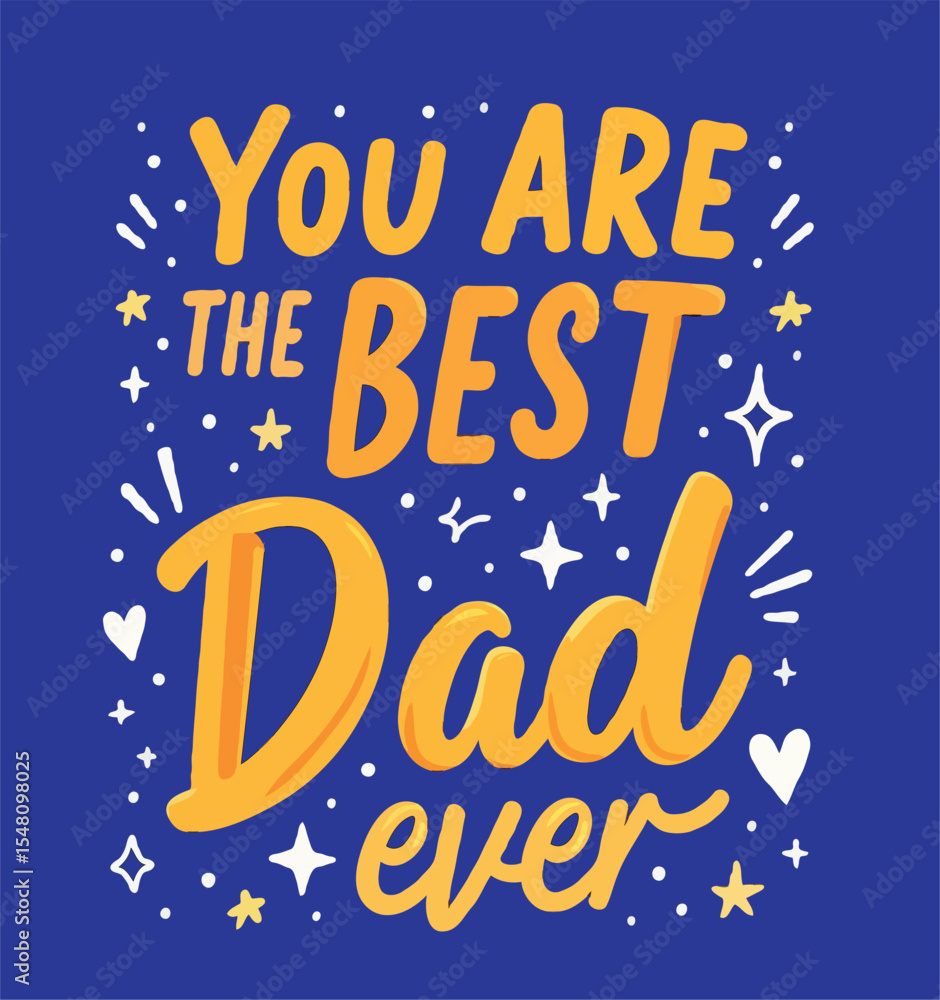 Fototapeta premium Dad T-Shirt Design – Funny and Heartfelt Graphic for Fathers, Dads, and Father Figures
