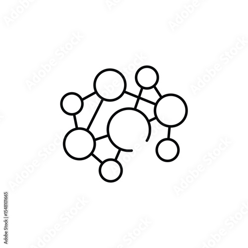 Conections icon design with white background stock illustration