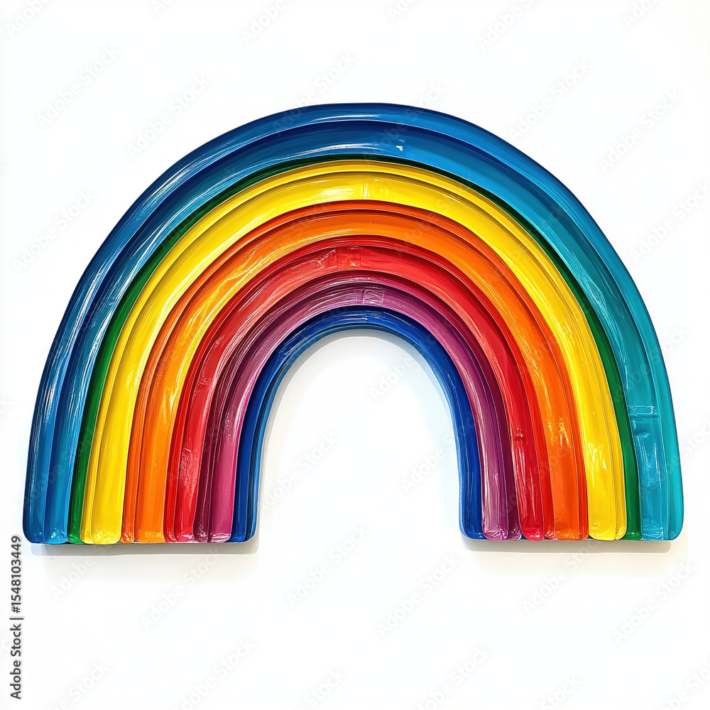 Fototapeta premium rainbow colored paper