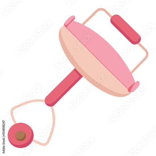 Rose quartz roller