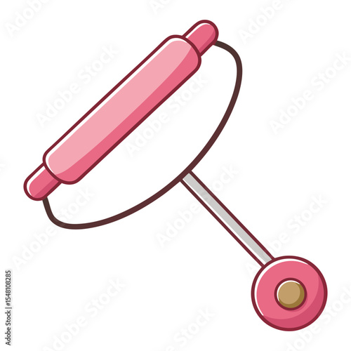 Rose quartz roller