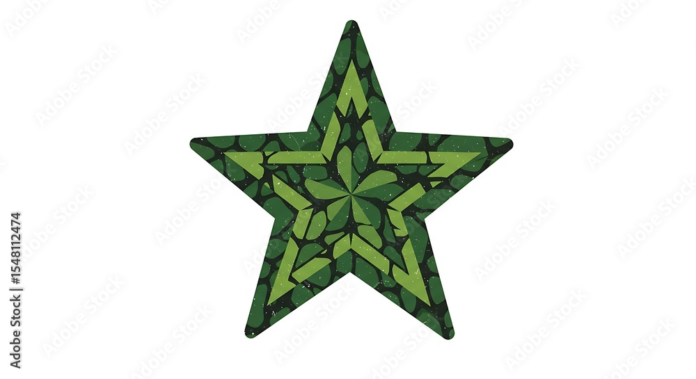 Obraz premium Emerald Starburst