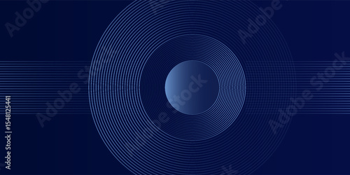 abstract dark background with glowing lines circles