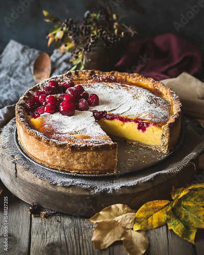 Scrumptious Cherry Cheesecake: Autumn Baking Delight