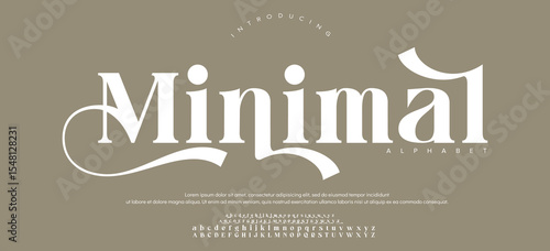 Elegant font type or luxury premium typeface, vector English royal alphabet. Classic typography in modern or old art deco style, serif letters for modern or retro poster font
