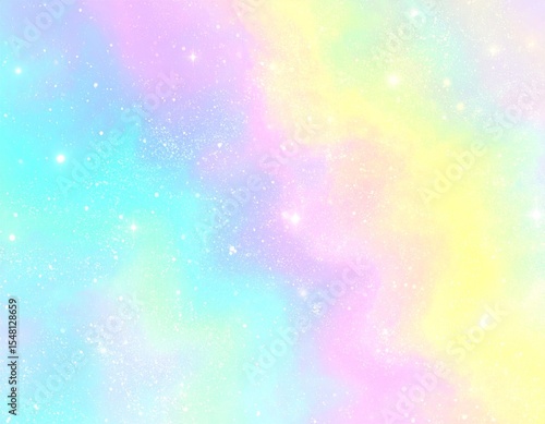 Rainbow crystal light leaks effect with grain dust scratches