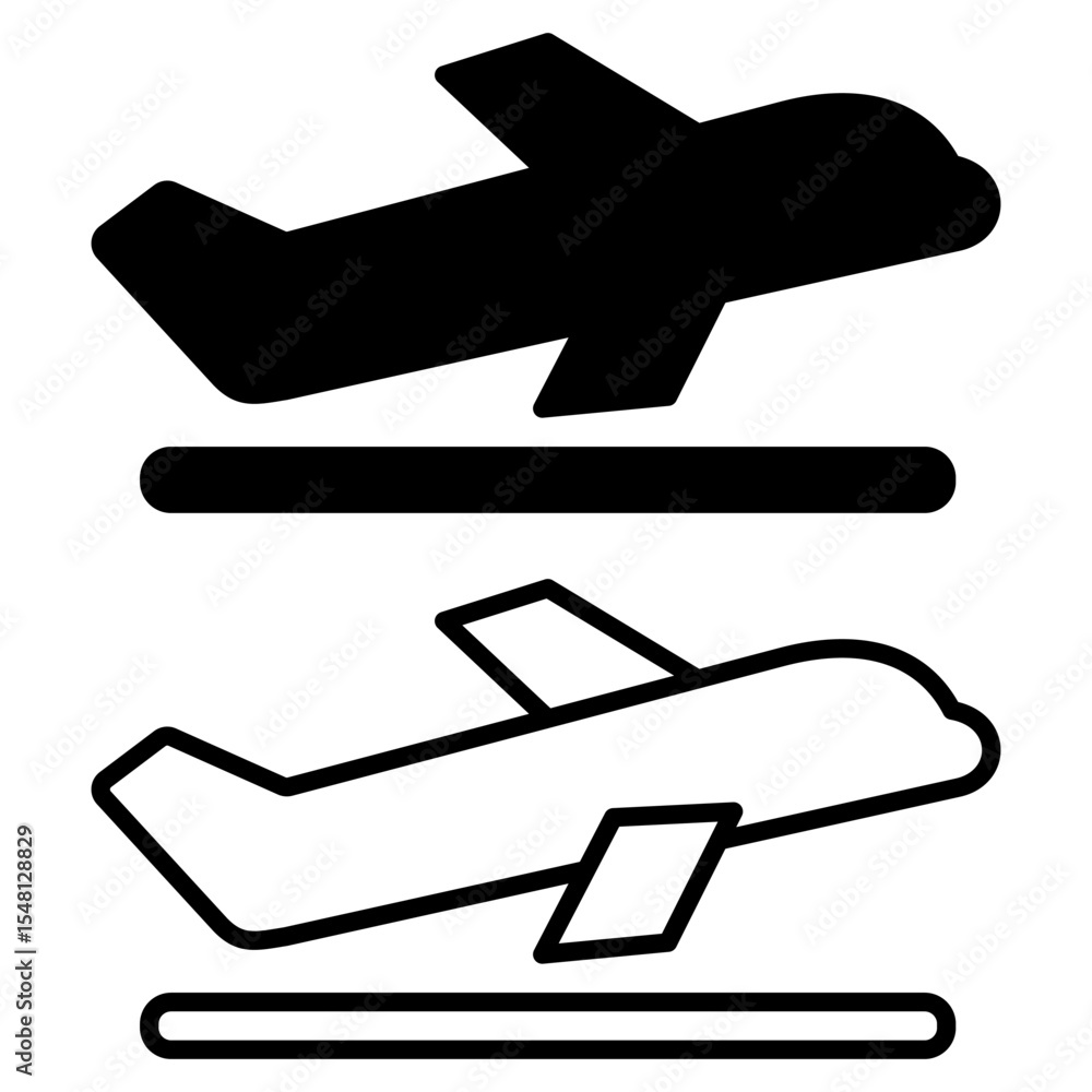 airplane taking off icon, simple flat style, illustration, logo sign symbol pictogram template, for ui or ux isolated on white for mobile app, editable
airplane taking off icon, simple flat style, illustration, logo sign symbol pictogram template, for ui or ux isolated on white for mobile app, editable