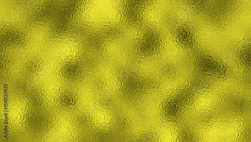 Bild auf Leinwand The texture of the gold layer is wrinkled with a reflective effect, producing a metallic sheen and uneven depth, like a polished gold surface
