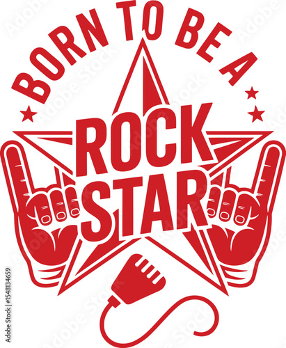 Born to be a Rockstar Iconic Music Design