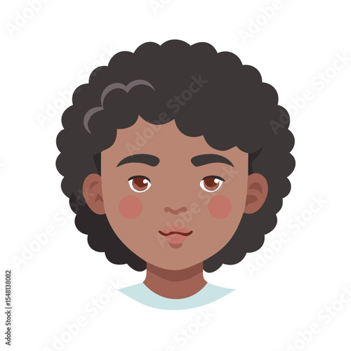 Inclusive Gender-Neutral Teen Avatar for Modern Gen Z Branding